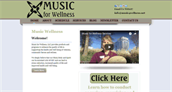 Desktop Screenshot of music4wellness.net